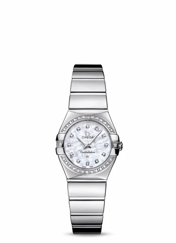 Omega Constellation Quartz 24 Polished Stainless Steel / Diamond / MOP 123.15.24.60.55.003 (12315246055003)